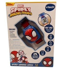 VTech Spidey and His Amazing Friends Learning Watch Spider-Man Numbers Letters